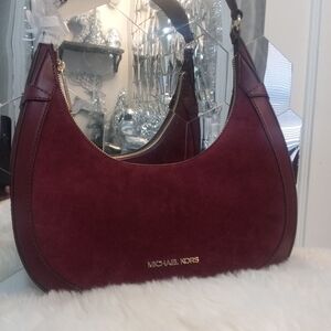 NWT Michael Kors Preston Bag In Dark Berry